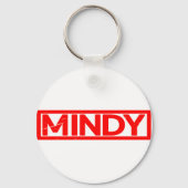 Mindy Briefmarke Schlüsselanhänger (Vorderseite)