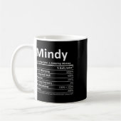 Mindy Nutrition Personalisiert Name Funny Christma Kaffeetasse (Links)