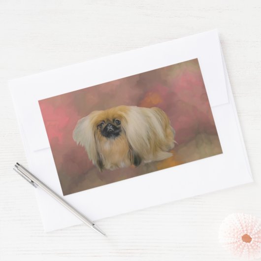 Mindy Rechteckiger Aufkleber (Umschlag)