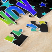 "MINDY" Vorname, Spaß "GLÜCKLICHER GEBURTSTAG" Puzzle (Seite)