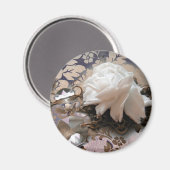 Mindys Rose Magnet (Vorderseite/Rückseite)