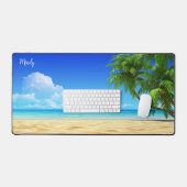 Mindy's schönes Beach Day Desk Pad Schreibtischunterlage (Tastatur & Maus)