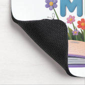 "MINE" Butterfly & Blume Notebook-Design Mousepad (Ecke)