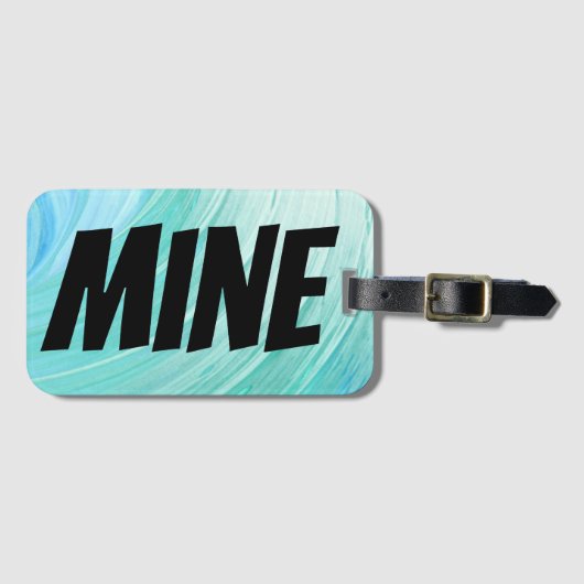 MINE GEPÄCKANHÄNGER (Vorderseite (Horizontal))