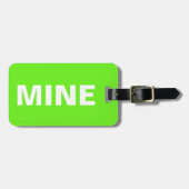 Mine Green Gepäckanhänger (Vorderseite horizontal)
