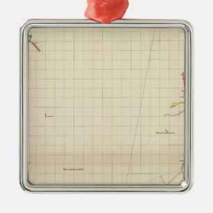 Mine Mine Maps Nummer I Ornament Aus Metall