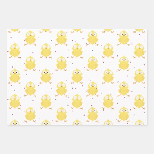 "Mine Mine Mine" Crazy Niedlich Chick Liebe Geschenkpapier Set (Vorderseite 2)