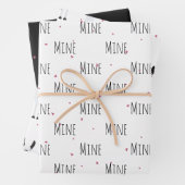 "Mine Mine Mine" Crazy Niedlich Llama Liebe Geschenkpapier Set (Beispiel)