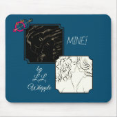 'MINE!' (mit Logo-Maus-Pad) Mousepad (Vorne)