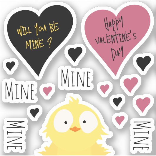 Mine niedlich Mine Piazza della Riforma Aufkleber (Vorderseite)