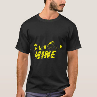 Mine Niedlich Volleyball Dive Girl V-Ball Player G T-Shirt