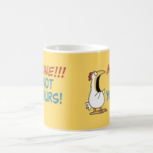 Mine Not your Boynton Chicken Kaffeetasse (Mittel)