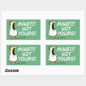 Mine Not your Boynton Chicken Rechteckiger Aufkleber (Blatt)
