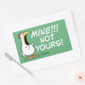 Mine Not your Boynton Chicken Rechteckiger Aufkleber (Umschlag)