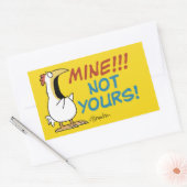 Mine Not your Boynton Chicken Rechteckiger Aufkleber (Umschlag)