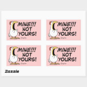 Mine Not your Boynton Chicken Rechteckiger Aufkleber (Blatt)