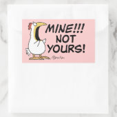 Mine Not your Boynton Chicken Rechteckiger Aufkleber (Tasche)
