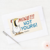 Mine Not your Boynton Chicken Rechteckiger Aufkleber (Umschlag)