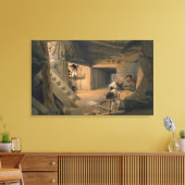 Mine of the Bastion du Mat, Platte von 'The Seat o Leinwanddruck (Insitu (Wohnzimmer))