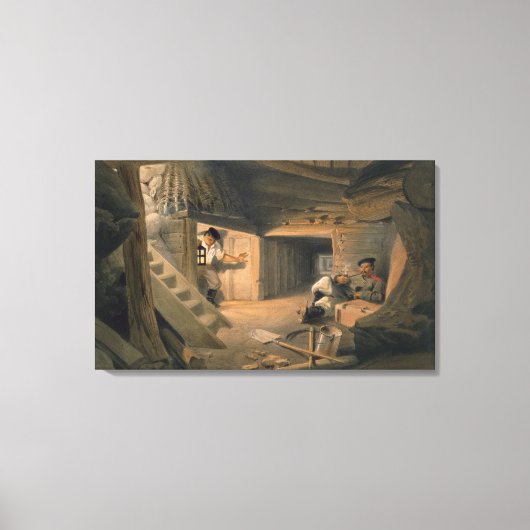 Mine of the Bastion du Mat, Platte von 'The Seat o Leinwanddruck (Vorderseite)