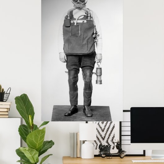 MINE RESCUER c. 1912 Poster (Heimbüro)