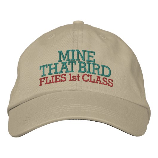 Mine That Bird FLICKT ! von SRF Bestickte Baseballkappe (Vorderseite)