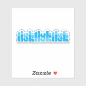 Mine Ticks Sticker (Blatt)