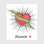 Mine Ticks Tattoo Sticker (Blatt)