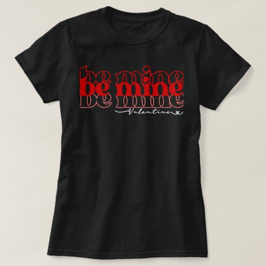 Mine Valentine2 T-Shirt (Design vorne)