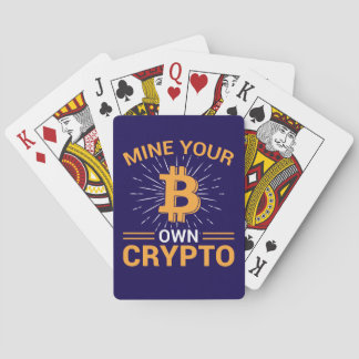 Mine Your Own Crypto Bitcoin Mining, BTC  Spielkarten