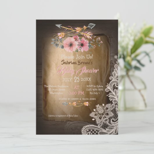 Minebaby4 Einladung (Stehend Vorderseite)