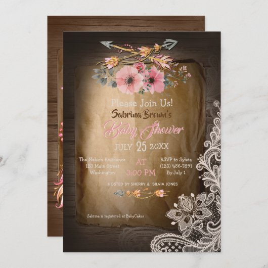 Minebaby4 Einladung (Vorne/Hinten)