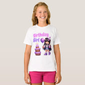 Minecraft Aphmau, Birthday Girl, Niedliche Jugend, T-Shirt (Vorne ganz)
