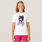 Minecraft Aphmau, Niedliche Jugend, Fankunst, MeeM T-Shirt (Vorne ganz)