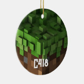 Minecraft C418 Keramik Ornament (Rechts)