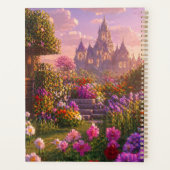 Minecraft Stil Blumen Garten Wandkunst – Traumhaft Planer (Rückseite)
