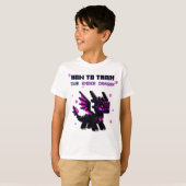 Minecraft, wie man seinen Enderdrachen trainiert,  T-Shirt (Vorne ganz)