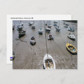Minehead harbour, Somerset, Vereinigtes Königreich Postkarte (Vorne/Hinten)