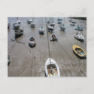 Minehead harbour, Somerset, Vereinigtes Königreich Postkarte