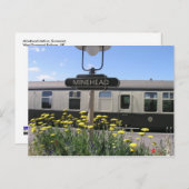 Minehead Station, Somerset Postkarte (Vorne/Hinten)