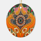 Minengrün Keramik Ornament (Links)