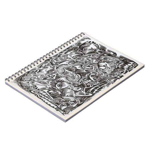 Minenkaskade zeichne notizblock (Linke Seite)