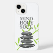 Minenkörper Soul Zen Kiessteine stapeln cool Case-Mate iPhone Hülle (Rückseite)