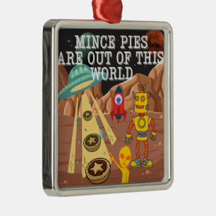 Minenkuppen sind aus dieser Welt Ornament Aus Metall