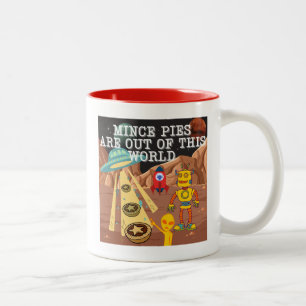 Minenkuppen sind aus dieser Welt Zweifarbige Tasse