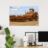MINENRESISTENTER AMBUSH GESCHÜTZTES FAHRZEUG POSTER (Heimbüro)