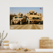 MINENRESISTENTER AMBUSH GESCHÜTZTES FAHRZEUG POSTER (Küche)