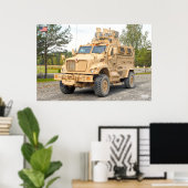 MINENRESISTENTER AMBUSH GESCHÜTZTES FAHRZEUG POSTER (Heimbüro)