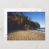 Minenstrand bei Pictured Rocks National Postkarte (Vorne/Hinten)