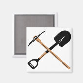 Minenwerkzeuge Magnet (Vorderseite/Rückseite)